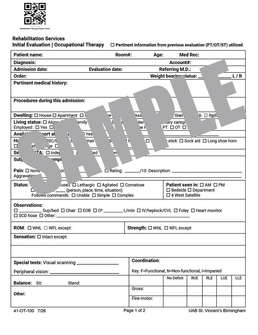 OT EVALUATION