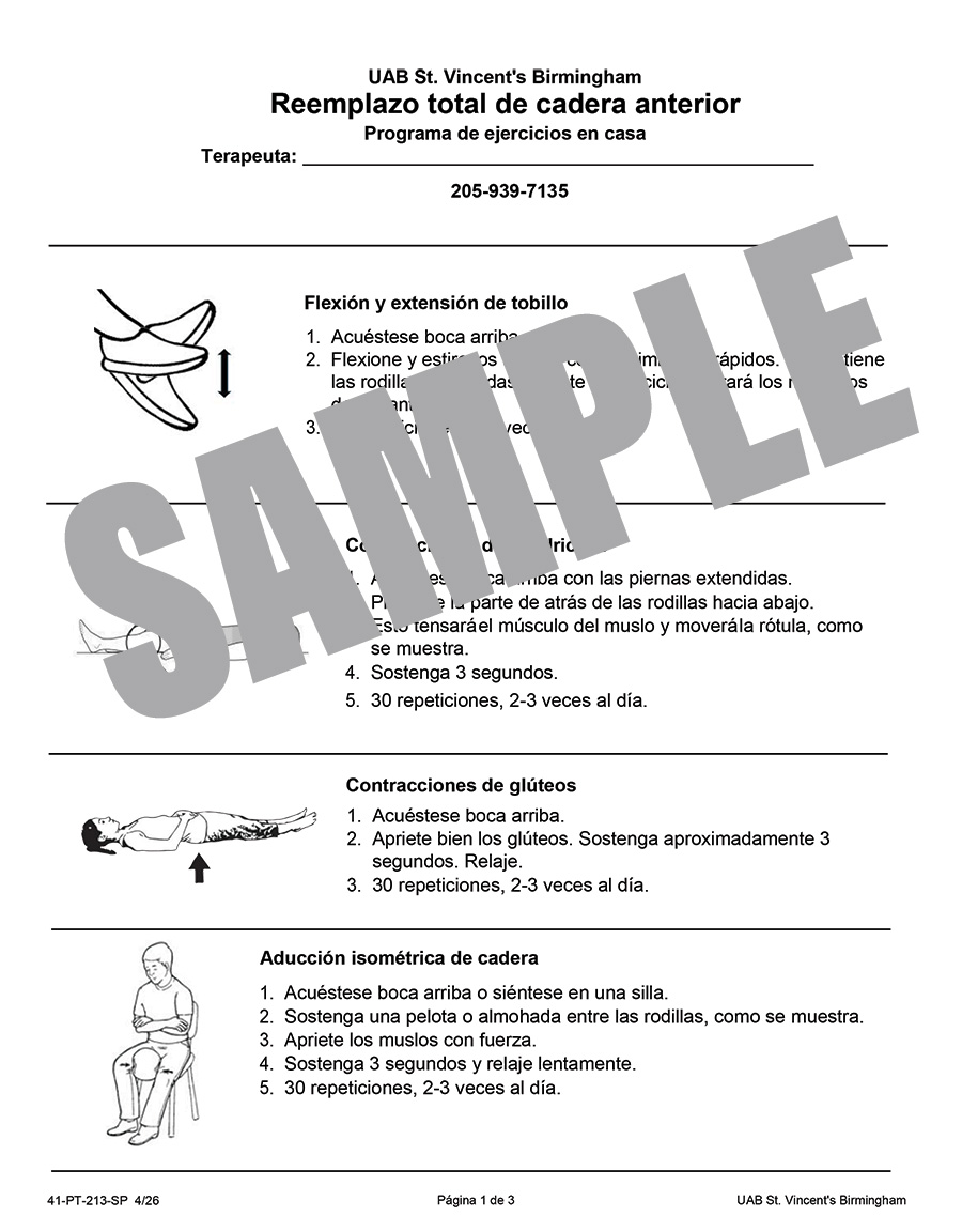 ANTERIOR HIP HEP-SPANISH