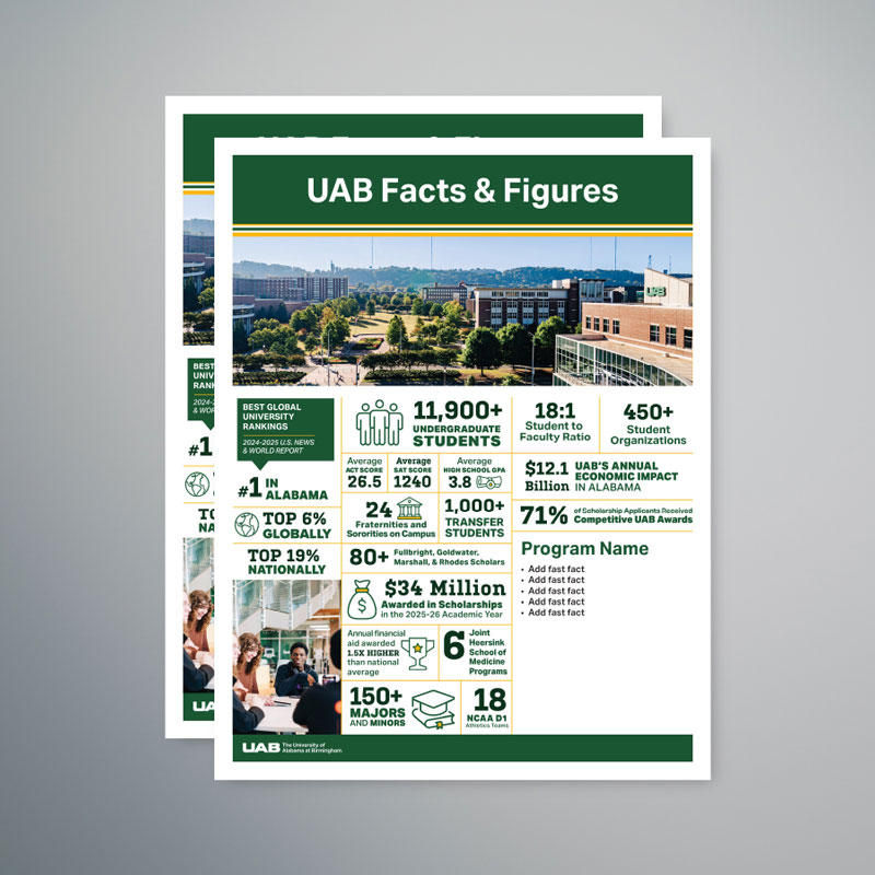 Undergraduate Program Facts & Figures Sheet
