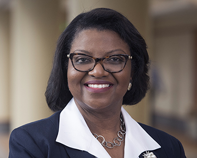 Environmental head shot of Alesia Jones (Chief Human Resources Officer, Human Resources), 2017.