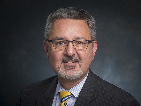 Head shot of Allen Bolton (Vice President, Financial Affairs and Administration), 2017.