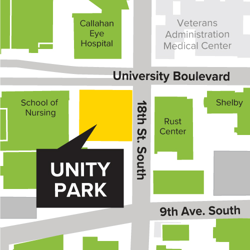 Unity Park map 500x500