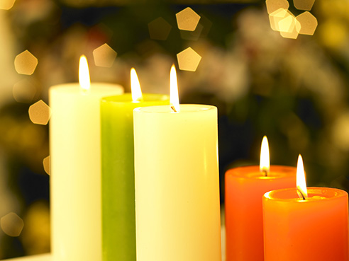 holiday candles 492x369