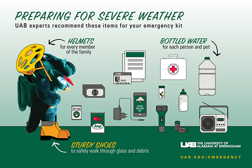 severe weather safety graphic Inside