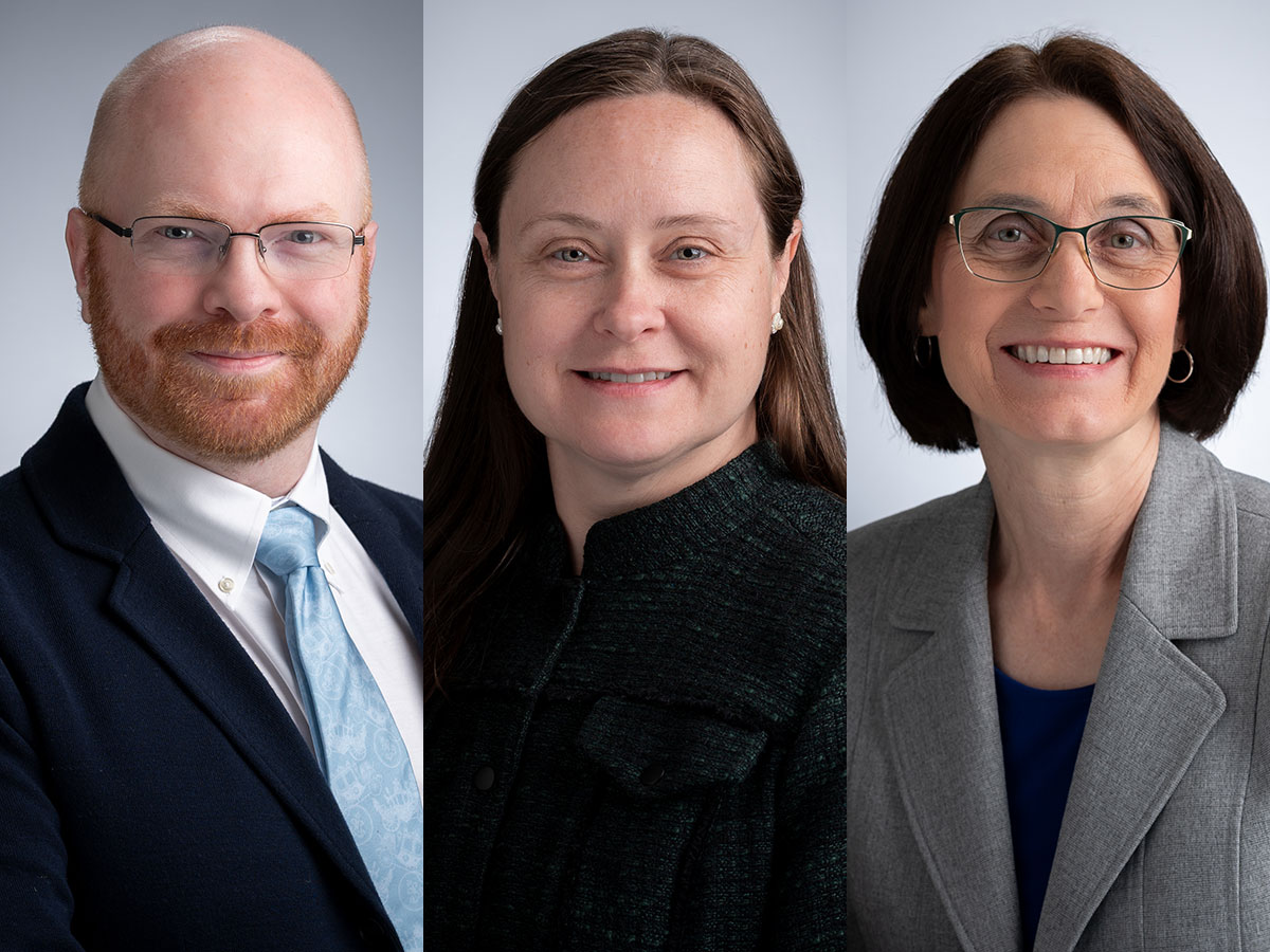Robby Ballard, Catherine Crowe and Alison Kniseley