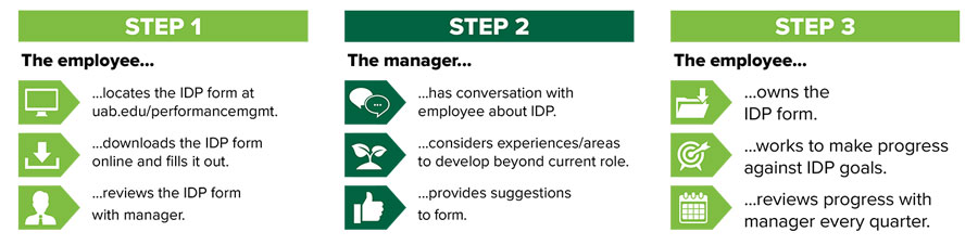 UAB Individual Development Plan process