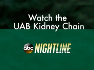 &quot;Nightline&quot; to re-air UAB kidney chain segment Thanksgiving night