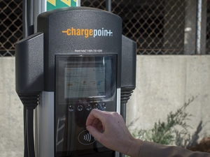 3 electric car-charging stations now open on campus