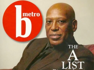 Henry Panion on cover of B-Metro magazine