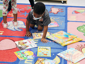 School of Education donated 479 books to Glen Iris Elementary