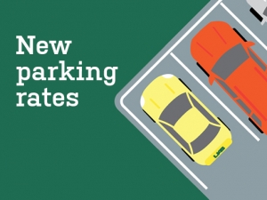 Some employee parking rates to increase beginning Jan. 1