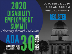 Attend a virtual summit on disability employment Oct. 28