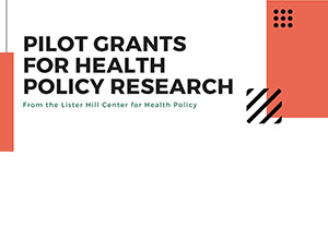 Pilot Grants for Health Policy Research