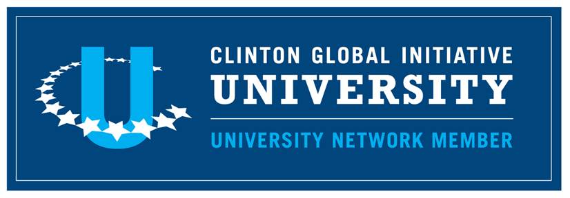 Banner: Clinton Global Initiative University -- University Network Member.