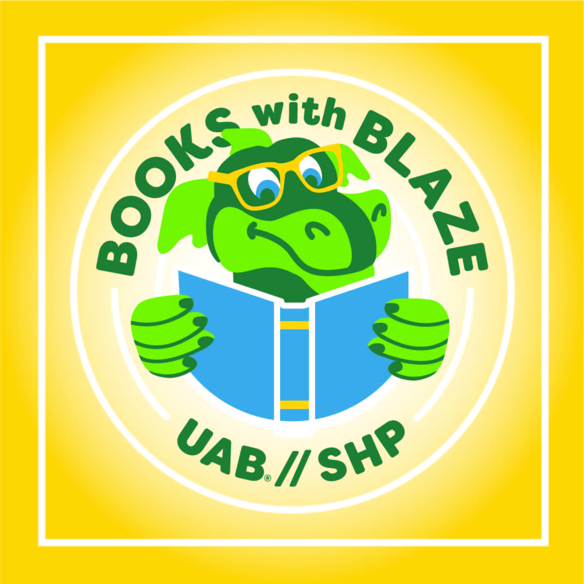 SHP Books with Blaze Graphic