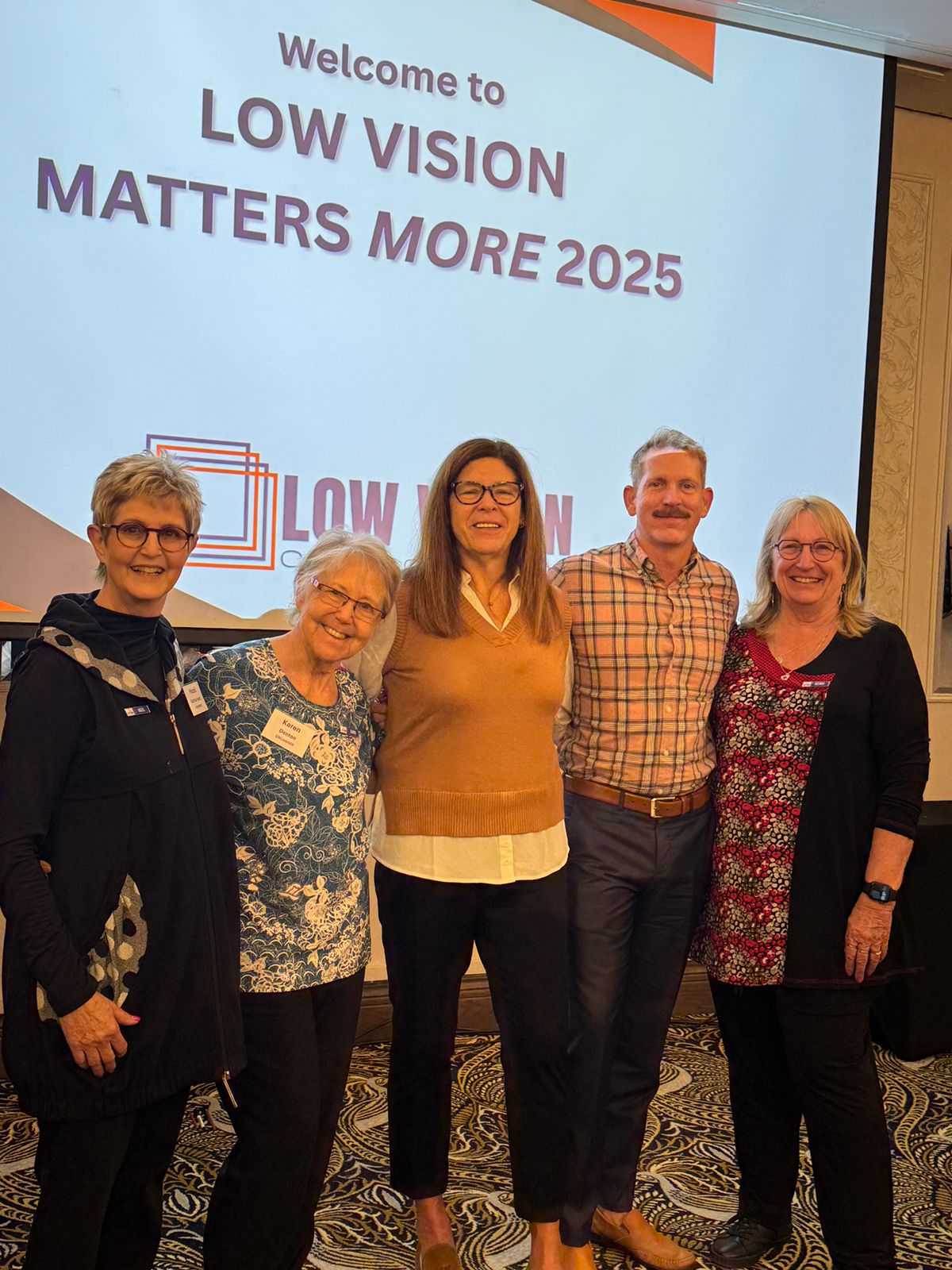 Conference organizers and faculty. From left: Hazel Sacharowitz, Karen Denton, Dr. Barstow, Dr. Vice, and Belinda Leibowitz.