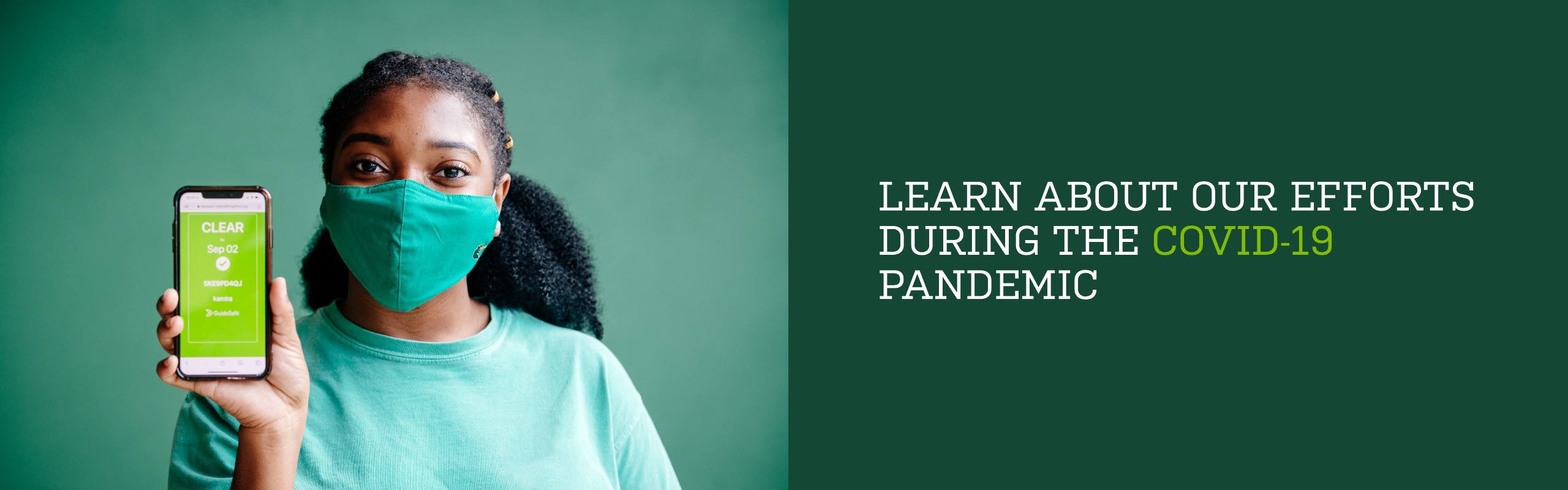 Learn about our efforts during the COVID-19 pandemic