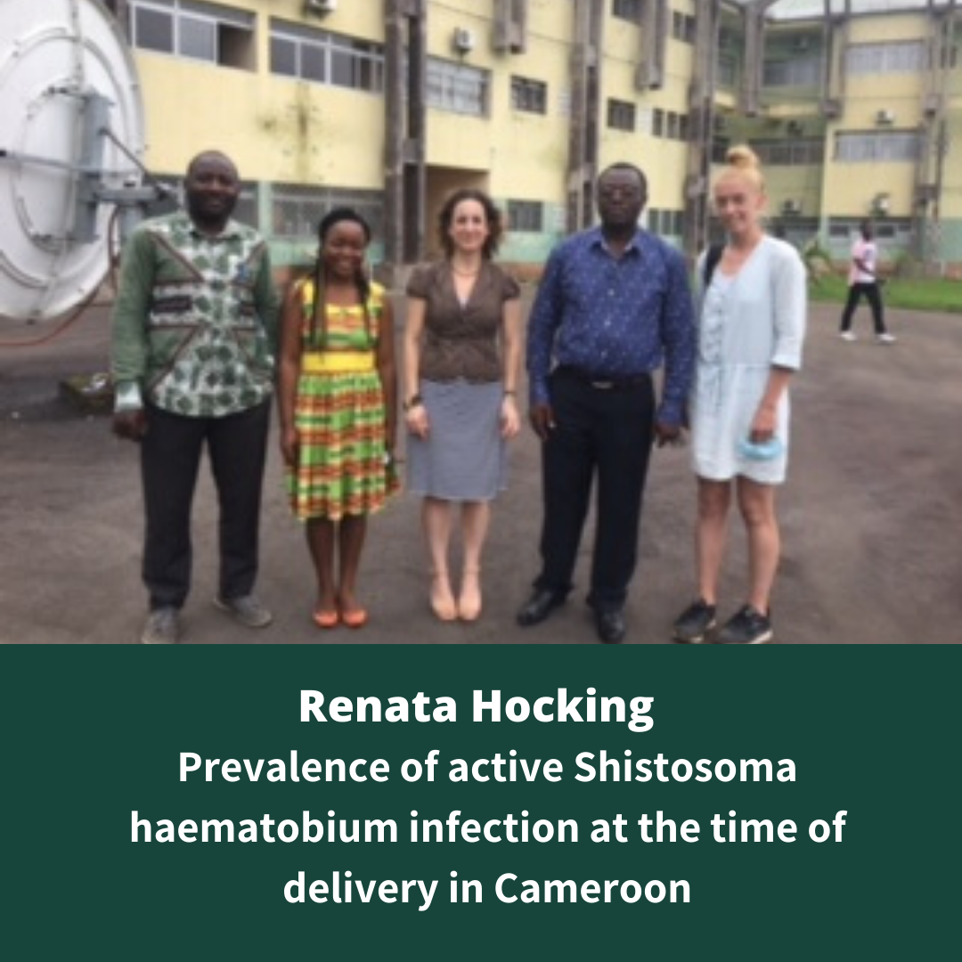 Renata Hocking | Prevalence of active Schistosoma haematobium infection at the time of delivery in Cameroon