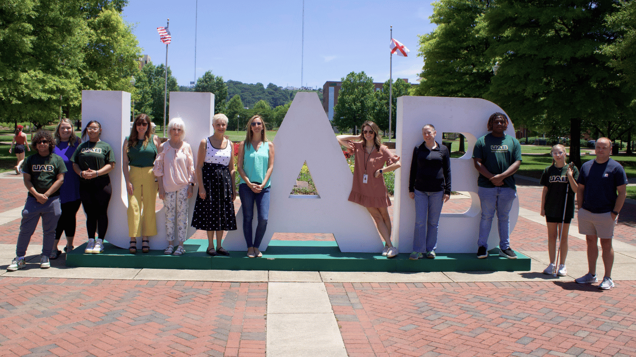 ADRS Prep Zone in front of UAB letters