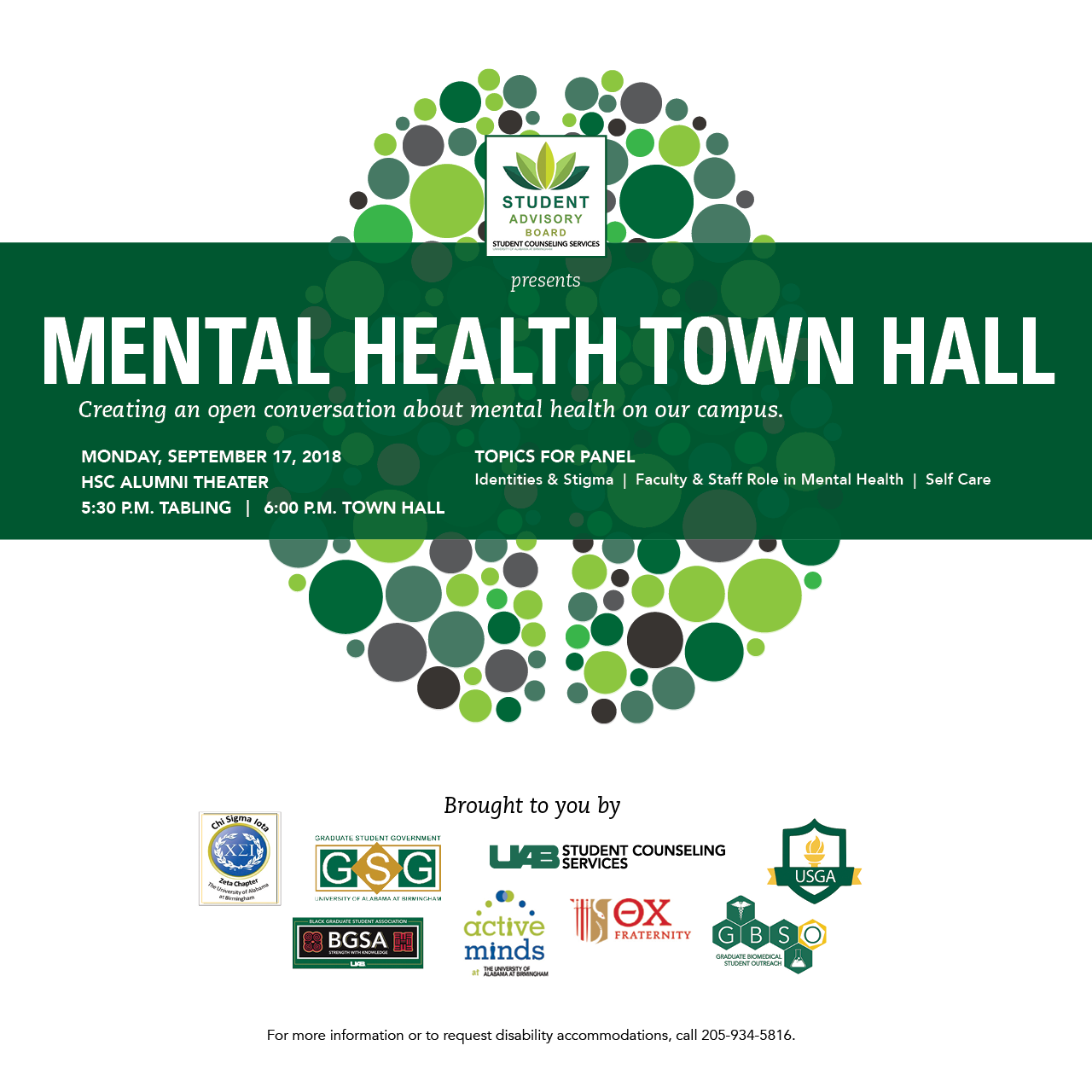 MentalHealthTownHall Social