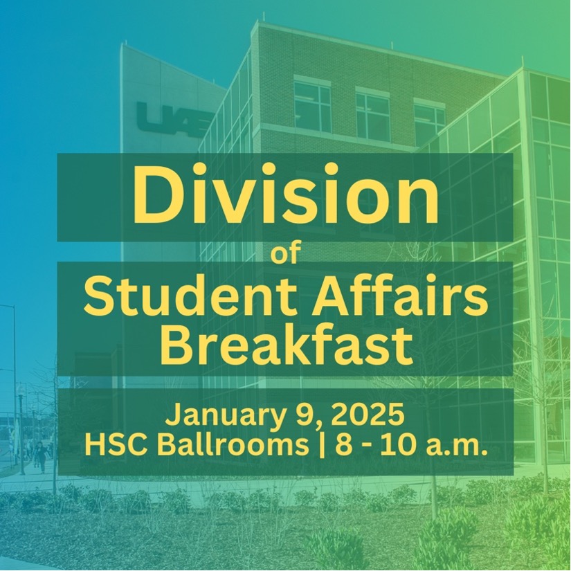 Division of Student Affairs Breakfast graphic