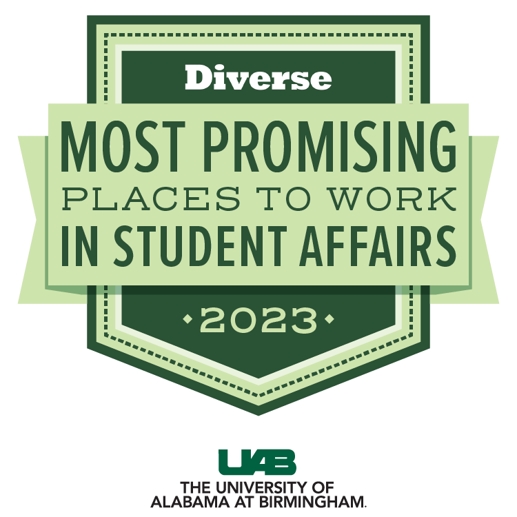 Diverse Most Promising Places to Work in Student Affairs 2023 badge