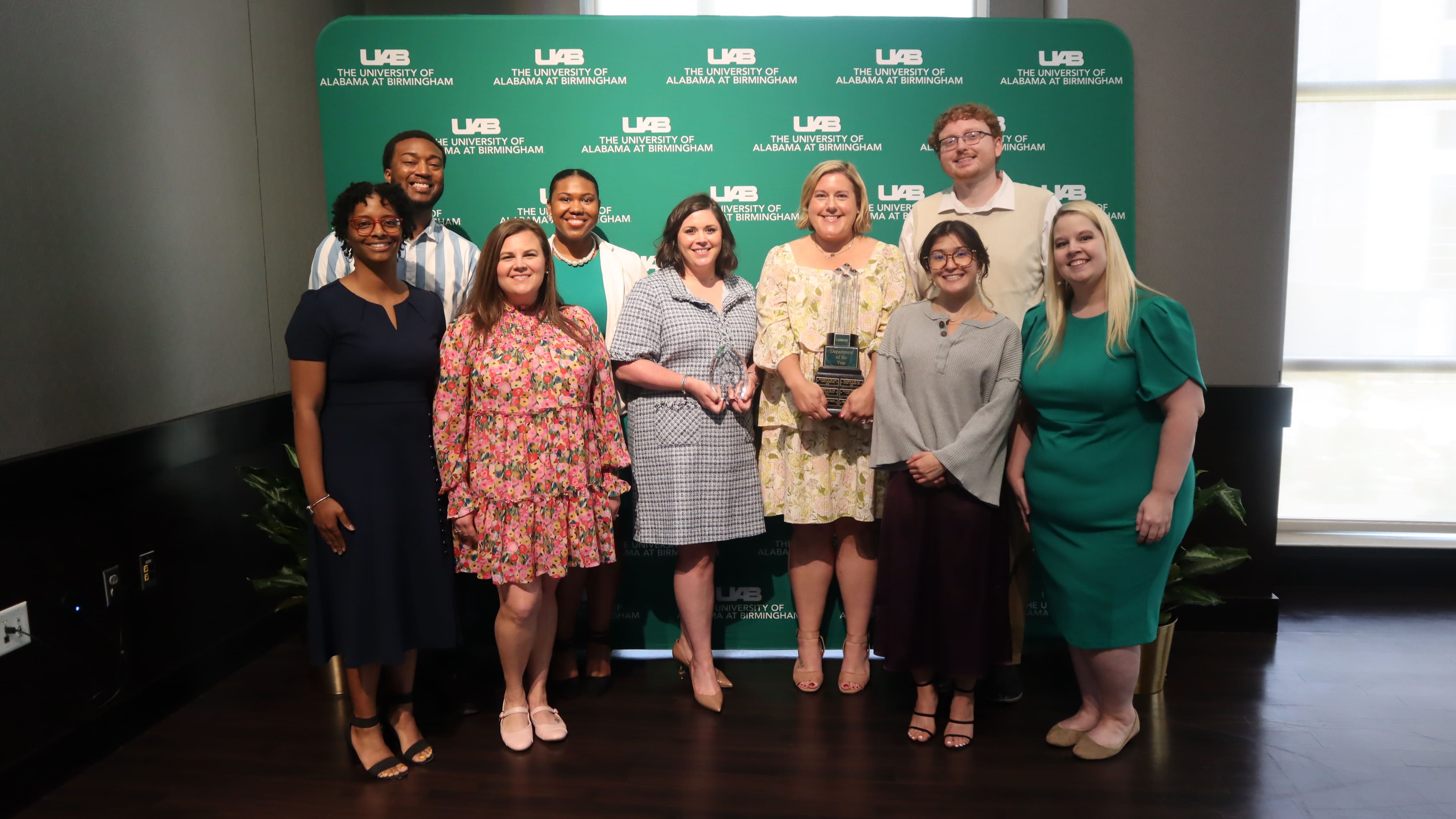 Office of Student Involvement and Leadership with the Department of the Year award at 2025 End of the Year Luncheon