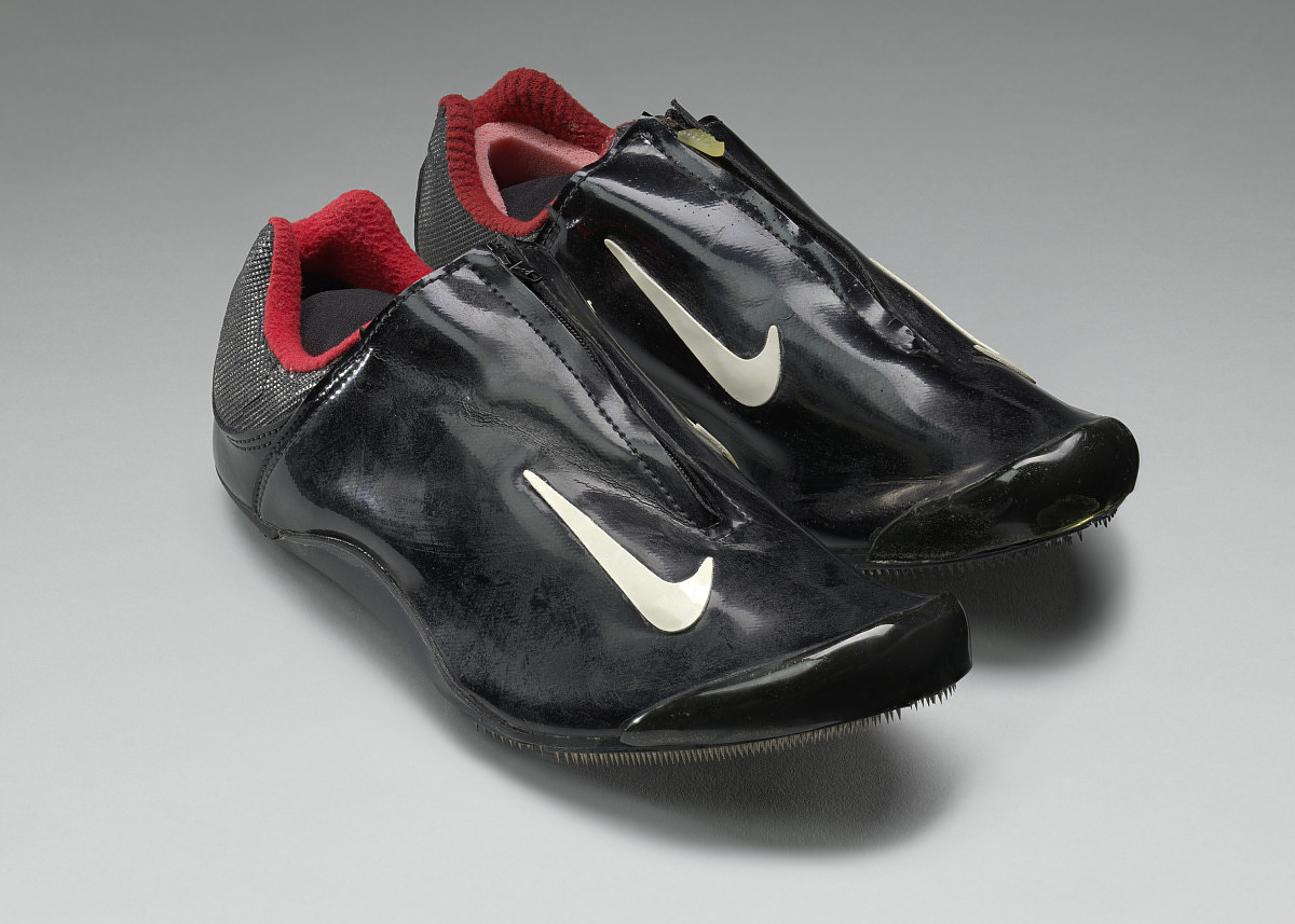 "Bobspikes worn by Vonetta Flowers" by Nike Inc., American, founded 1971 is licensed under