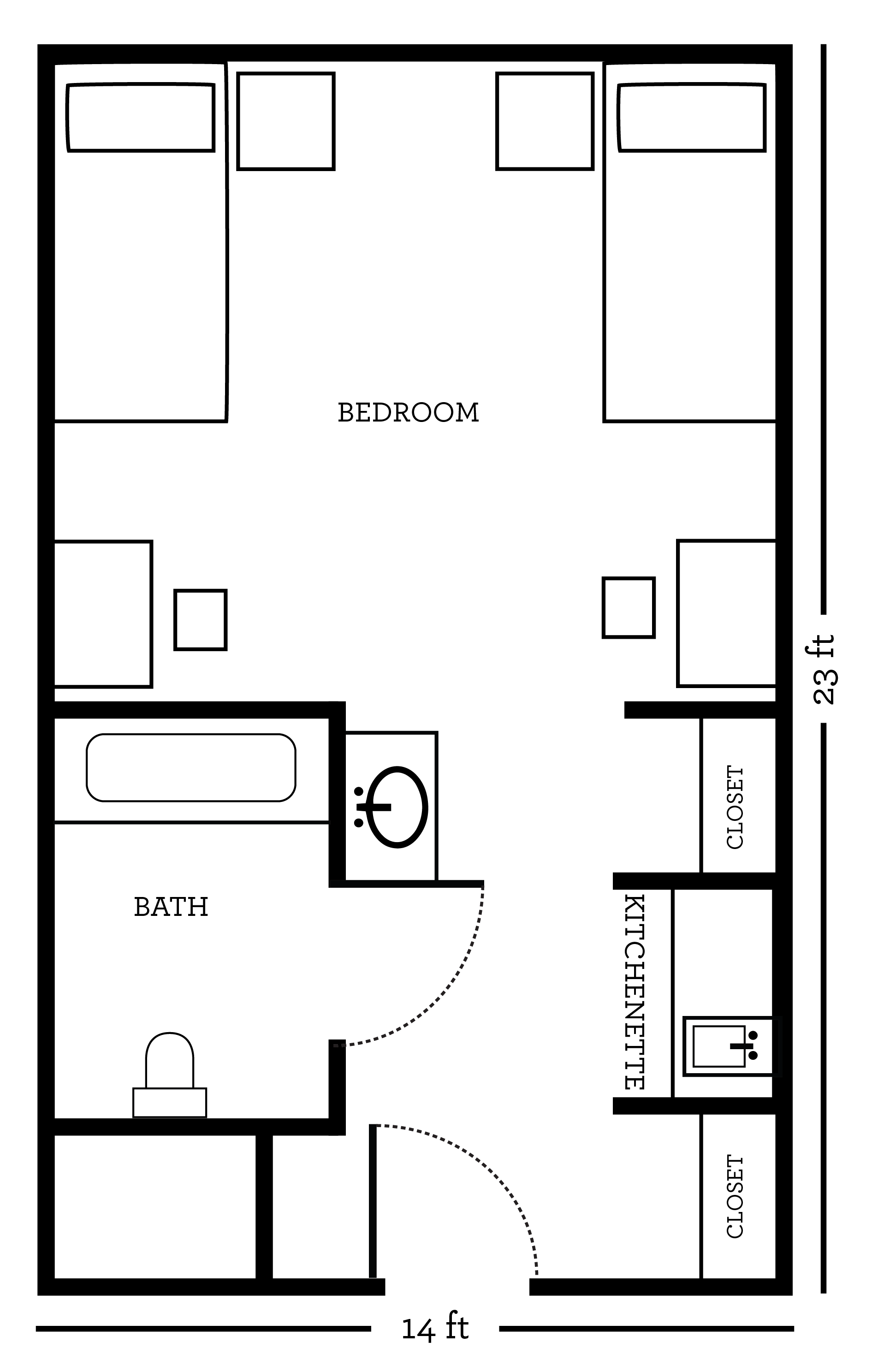 new freshman residence hall floorplan