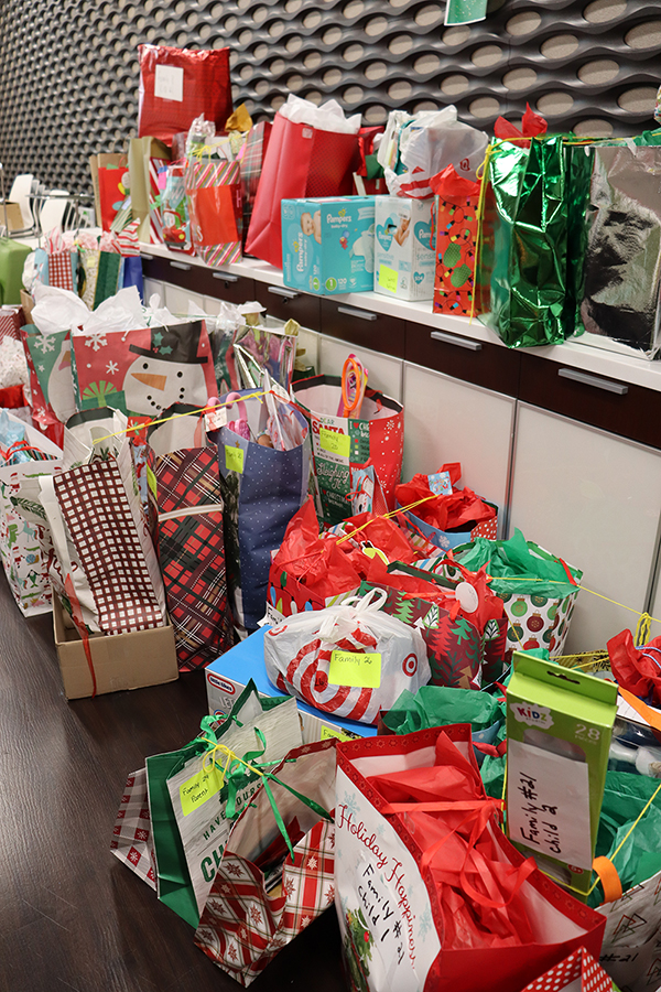 Donated presents from the 2021 Little Blazer Wishes