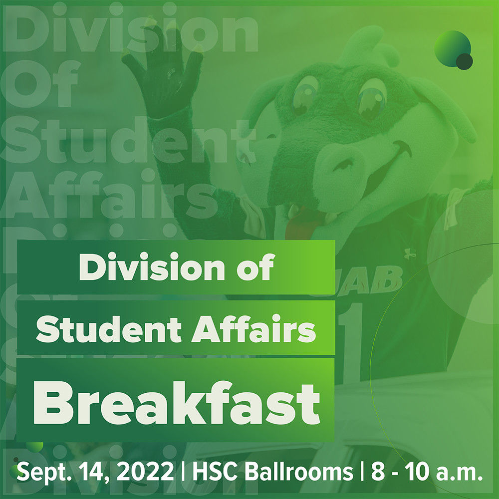 Division of Student Affairs Breakfast graphic