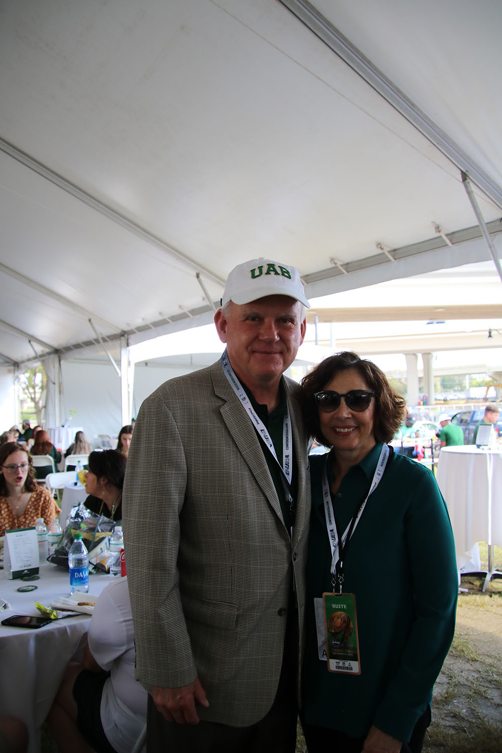UAB President Watts with his wife