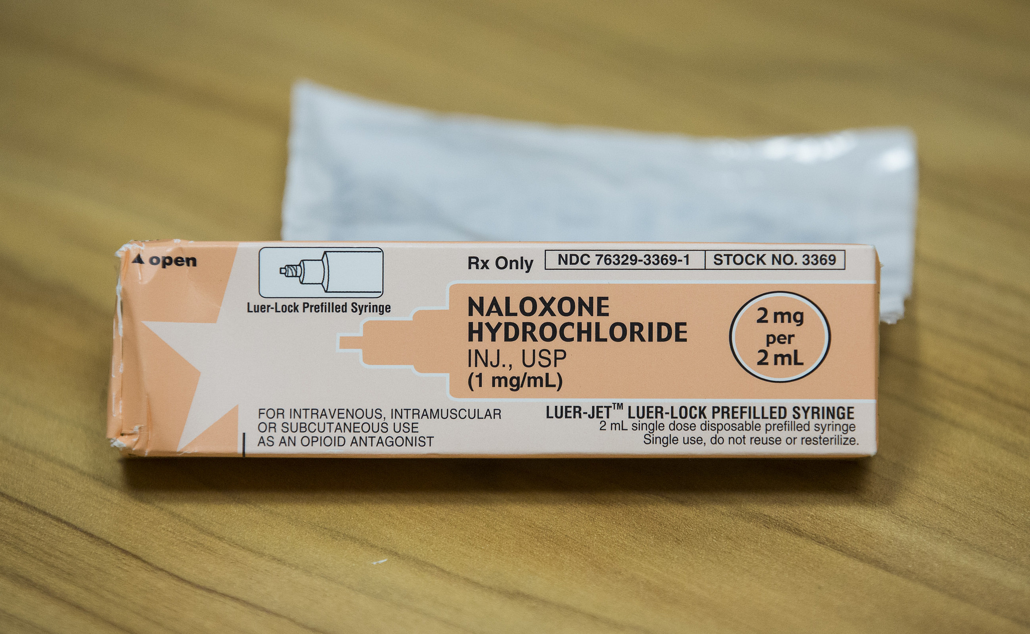 Photo caption: Naloxone is a medication that blocks the effects of opioids such as heroin and similar prescription drugs.				                                                       Image available for reuse