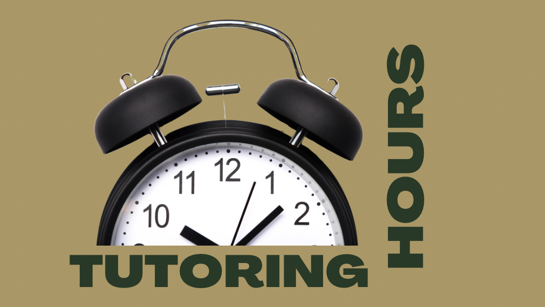Tutoring Hours - VMASC Location Monday-Thursday 8 a.m. - 7 p.m., Friday 8 a.m. - 5 p.m. Off-Campus Location Monday-Wednesday 1 - 5 p.m.