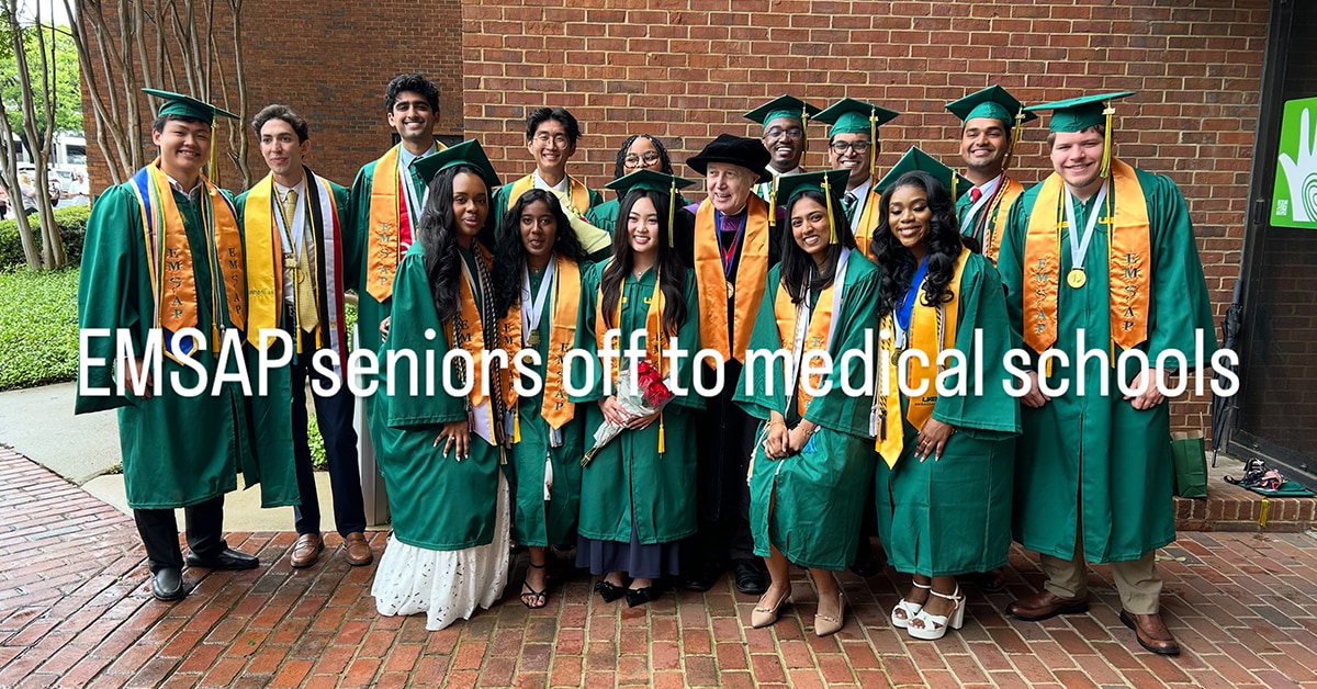 EMSAP students off to medical school