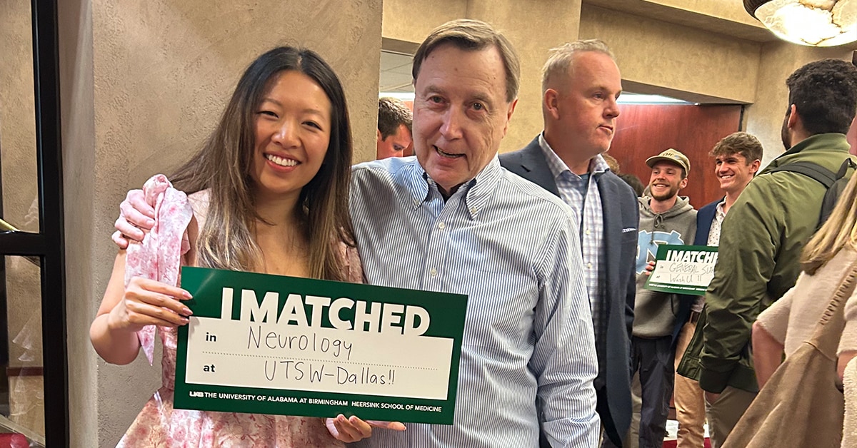 Female EMSAP student who matched in Neurology at UTSW Dallas