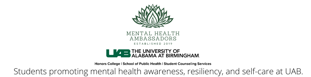 Students promoting mental health awareness resiliency and self care at UAB