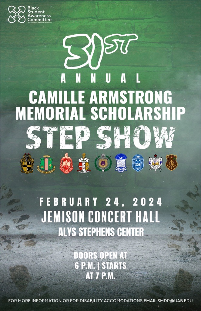 Camille Armstrong Stepshow Flyer