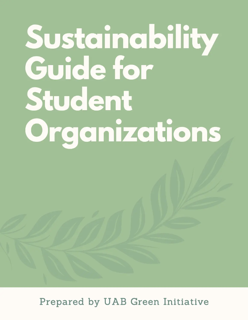 Student Organization Sustainability Guide