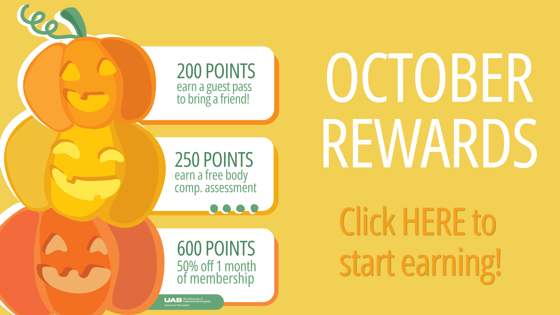October Rewards