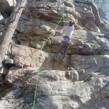 Climbing at Sandrock -  August 12