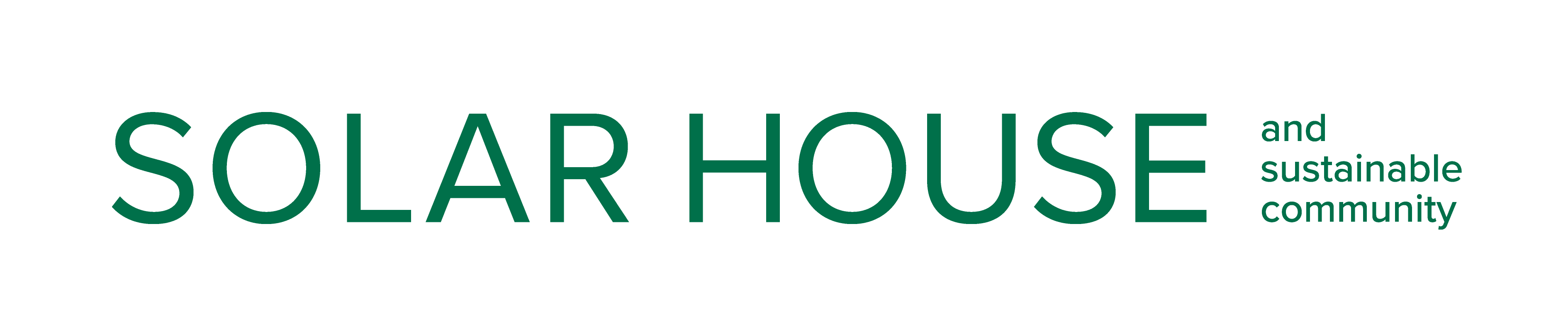 Solar House and Sustainable Community Logo