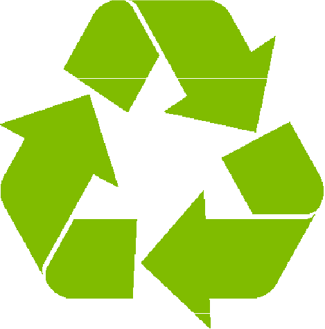 Recycle symbol.