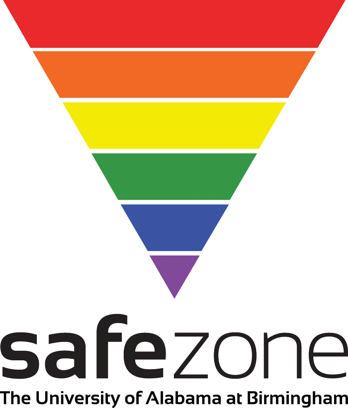 UAB Safe Zone logo.