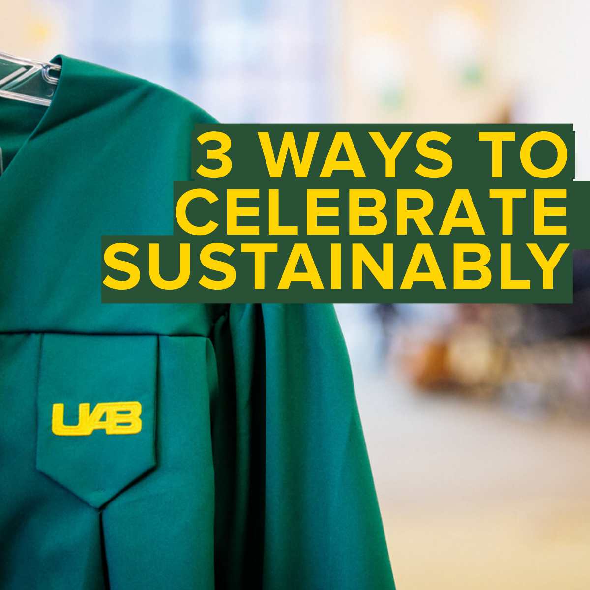 celebrate graduation sustainably