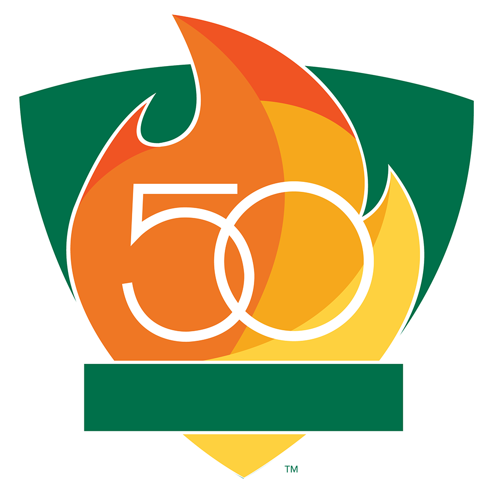 UAB 50th Logo - Shield Only - Color Outline