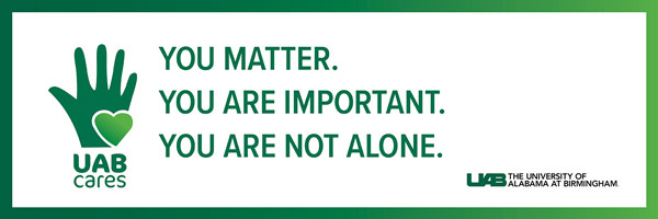 "You matter. You are important. You are not alone" Twitter Cover