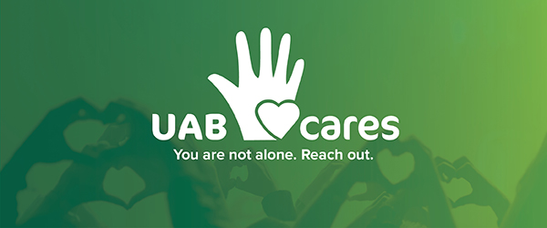 UAB Cares button image