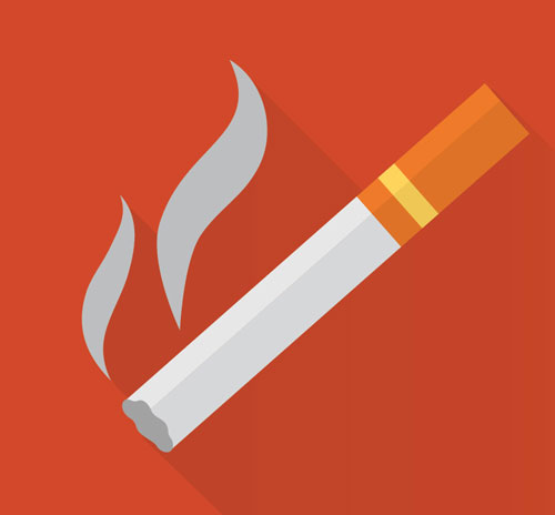Illustration of cigarette