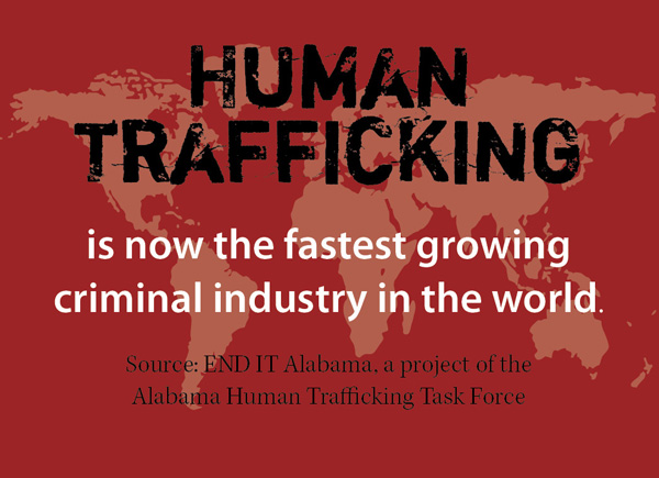 Human trafficking is now the fastest growing criminal industry in the world